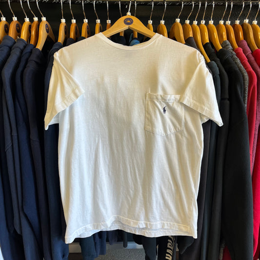 Vintage 90’s Polo Ralph Lauren Essential Pocket Tee- Sz Med