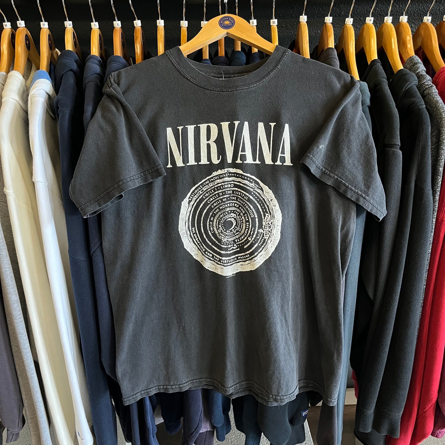 Rare Vintage Nirvana Dante’s Inferno Tee- Sz Med