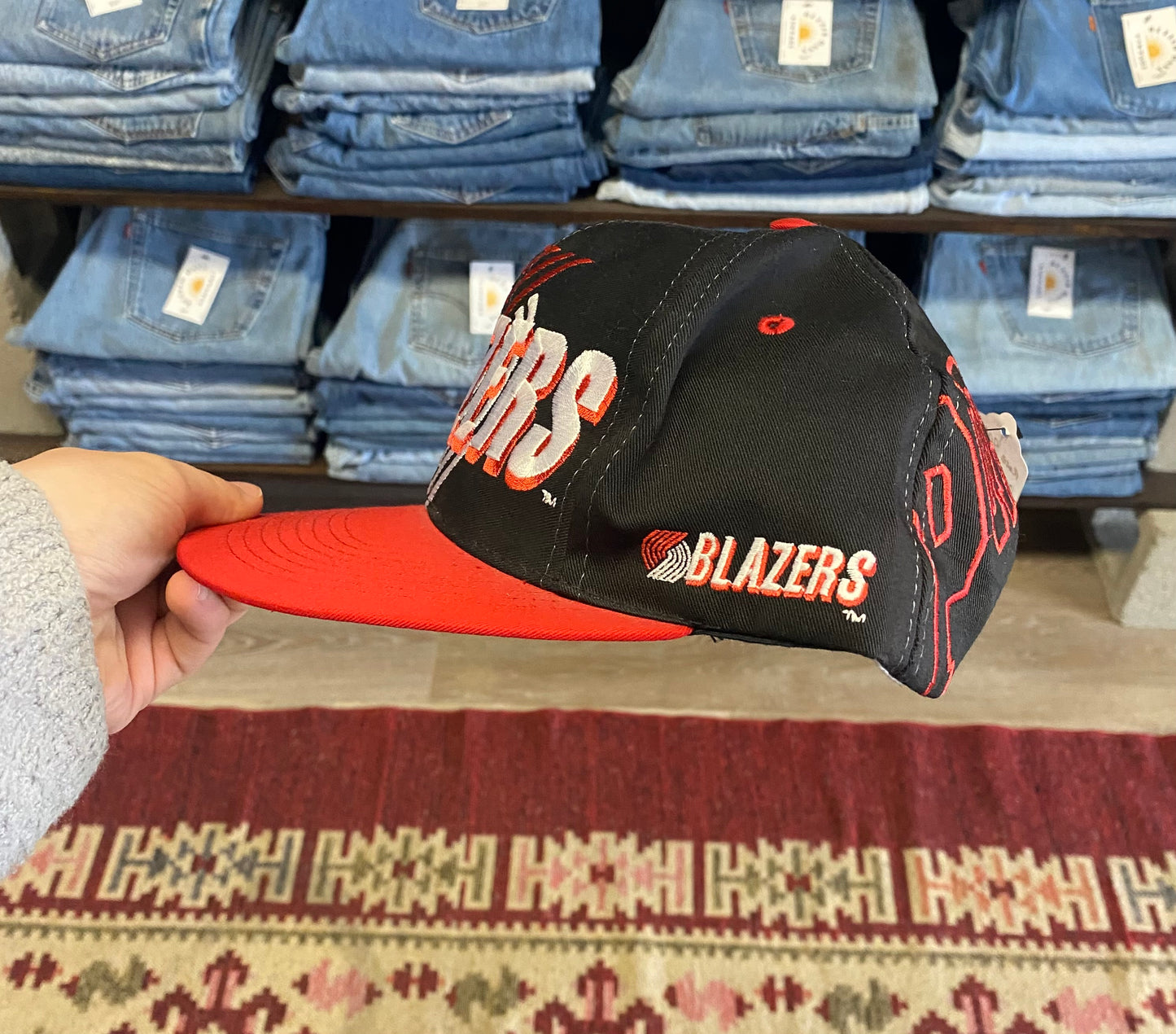 Vintage 90’s Blazers “Big Logo” Snapback Hat