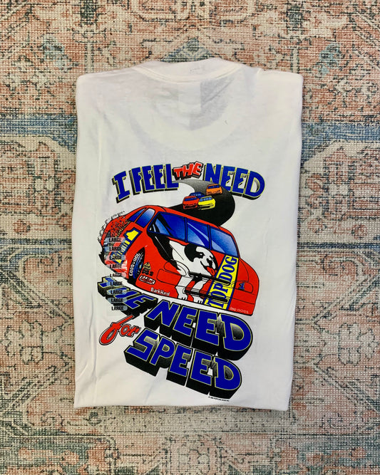 Unworn Vintage 90’s Big Dogs Racing Tee- Sz Lg