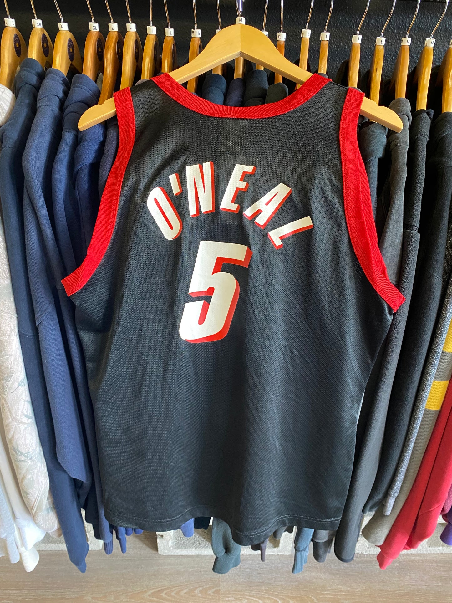 Vintage Blazers Jermaine O’Neal Champion Jersey- Sz Med