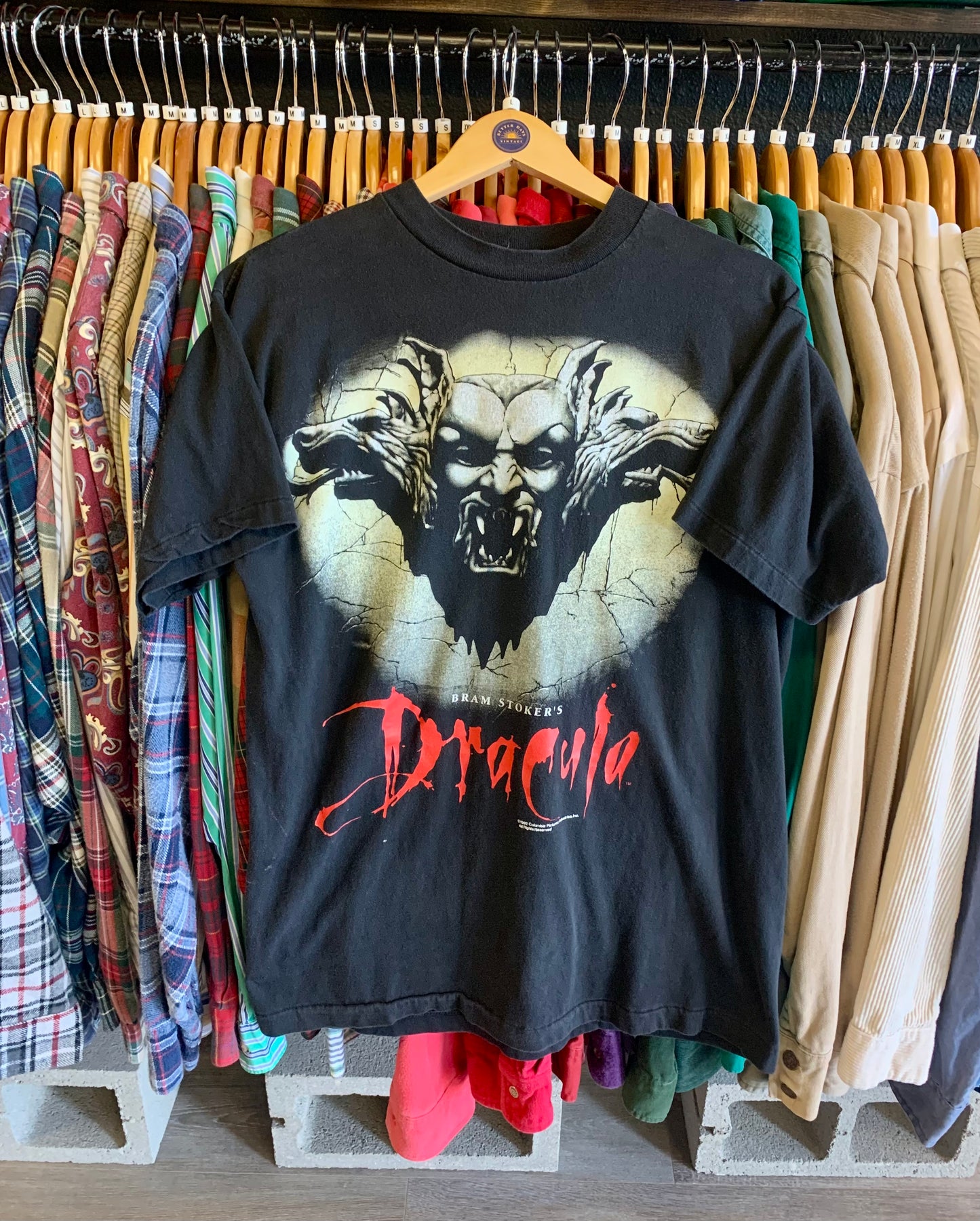 Vintage 1992 Dracula Movie Promo Tee- Sz Lg