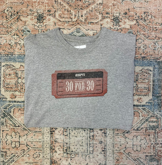 Vintage ESPN Films 30 for 30 Promo Tee- Sz Lg