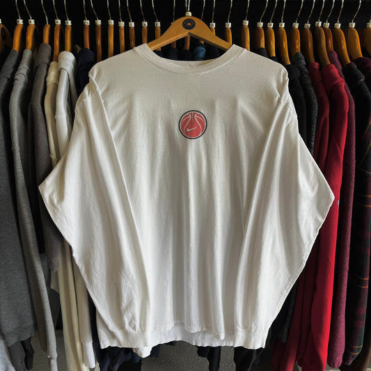 Vintage 90’s Nike Long Sleeve Basketball Tee- Sz Lg