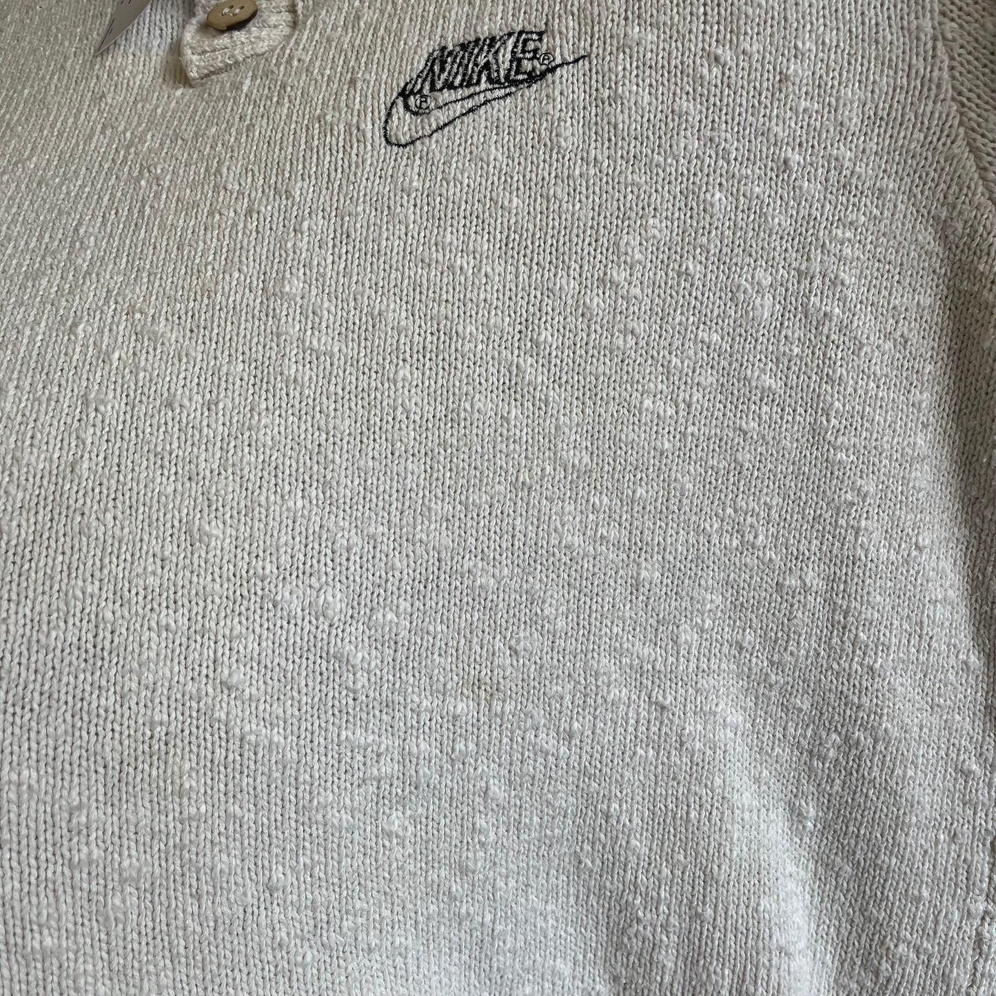 Vintage 1970’s Nike Henley Sweater- Sz Med
