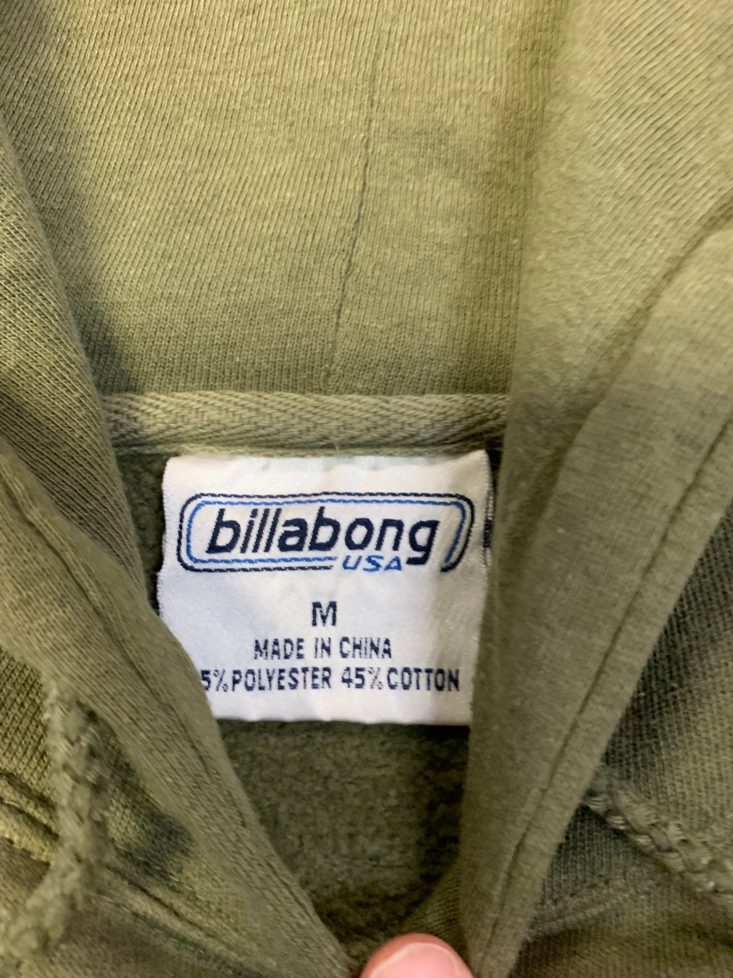 Vintage 90’s Billabong Hoodie- Sz Med