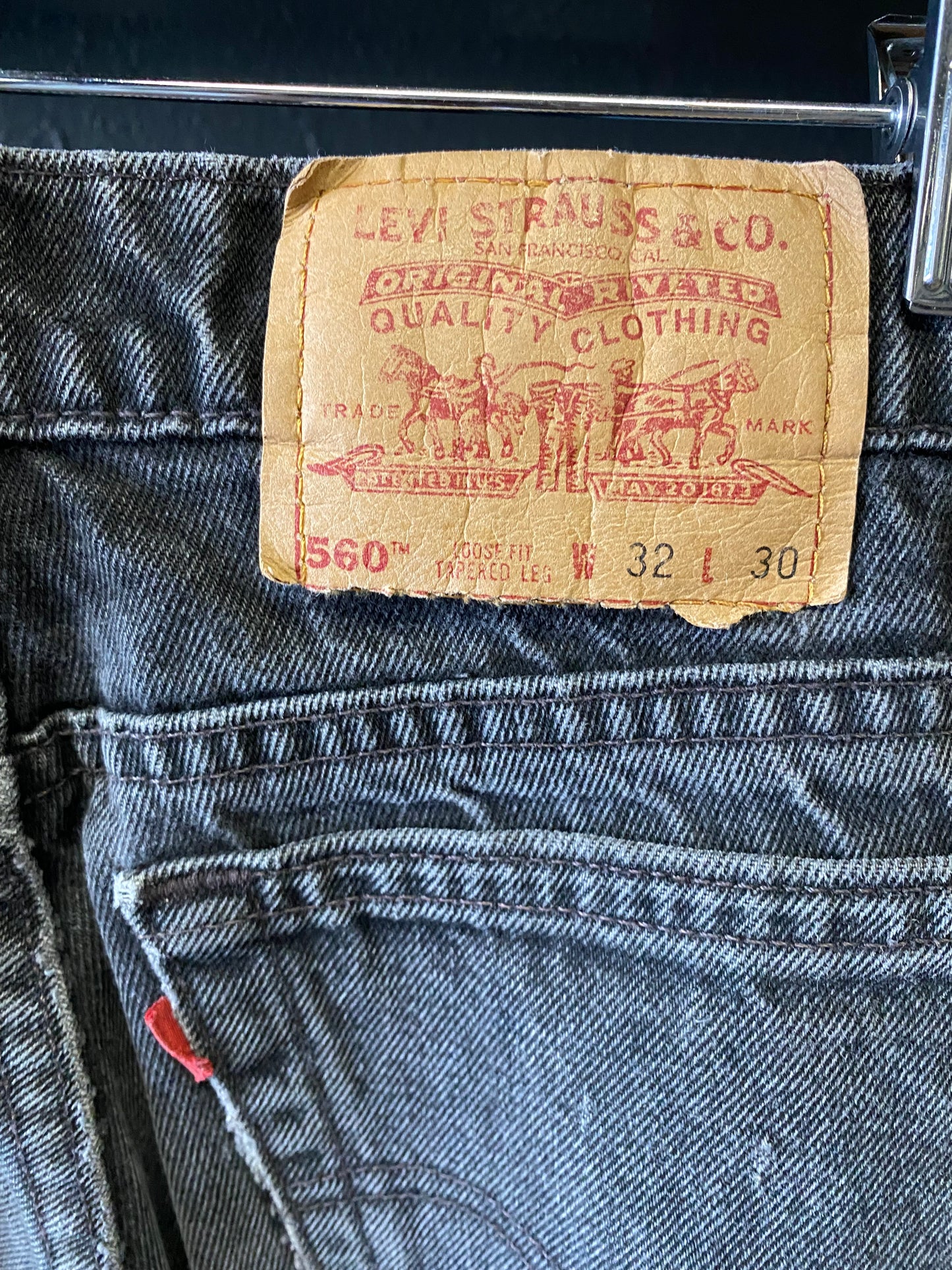 Vintage Levis 560 USA Made Baggy Fit Jeans- 30x30