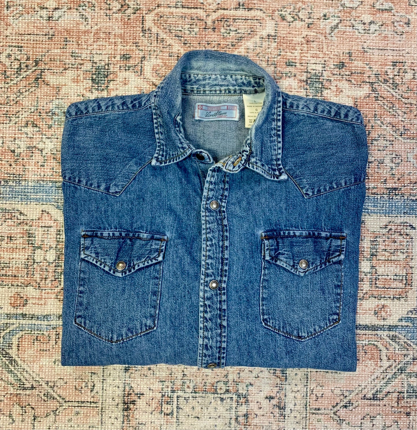 Vintage Levis Denim Overshirt- Sz Lg