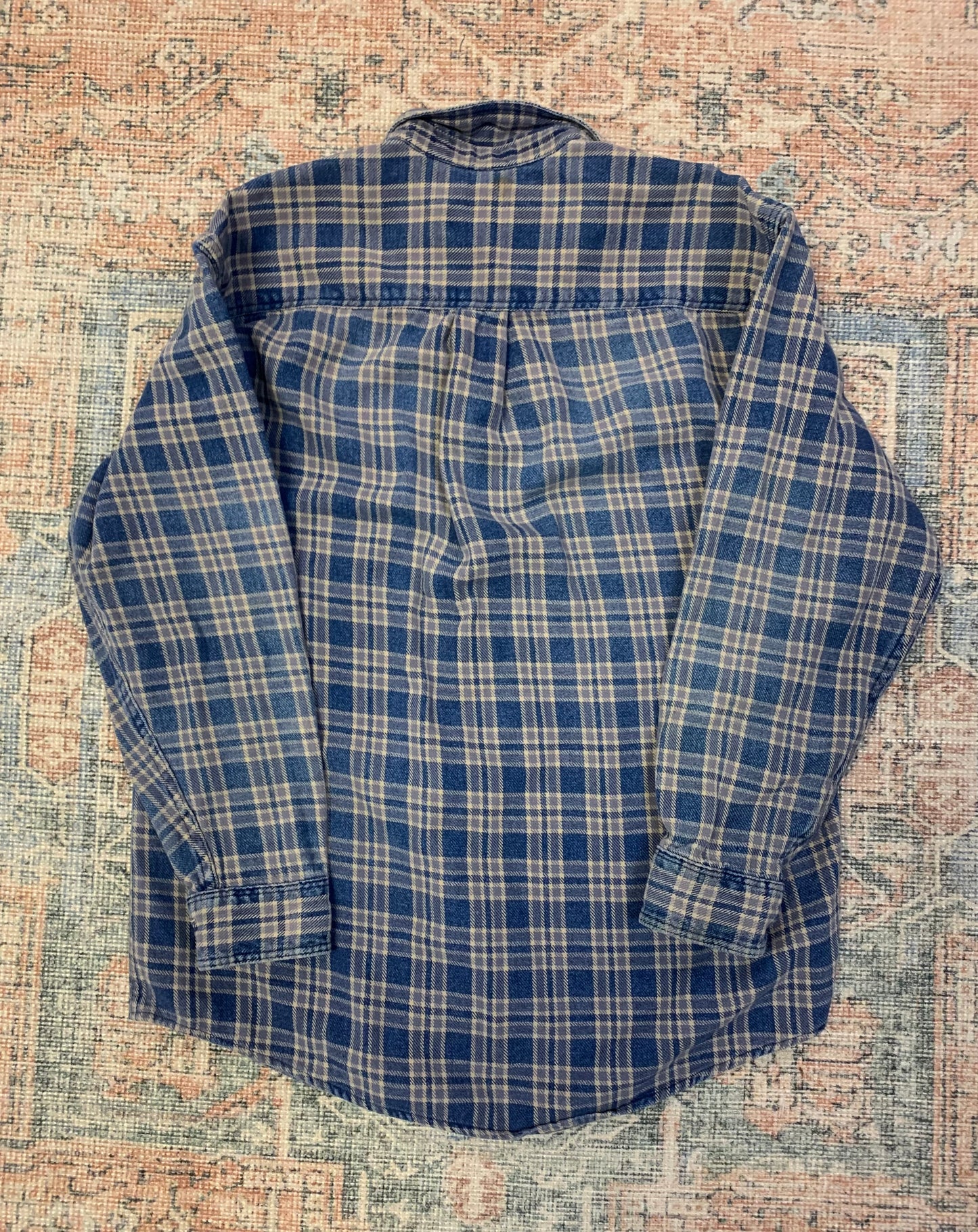 Vintage 90’s LL Bean Flannel Overshirt- Sz Med