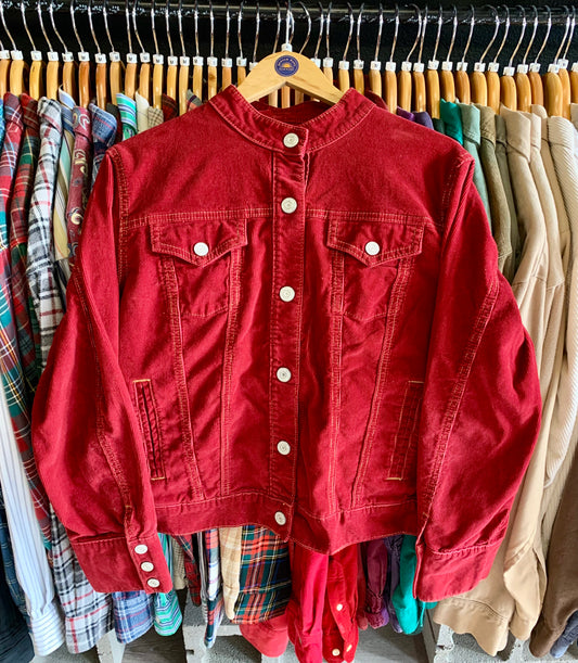 Vintage Y2K GAP Women’s Corduroy Trucker Jacket - Sz XL