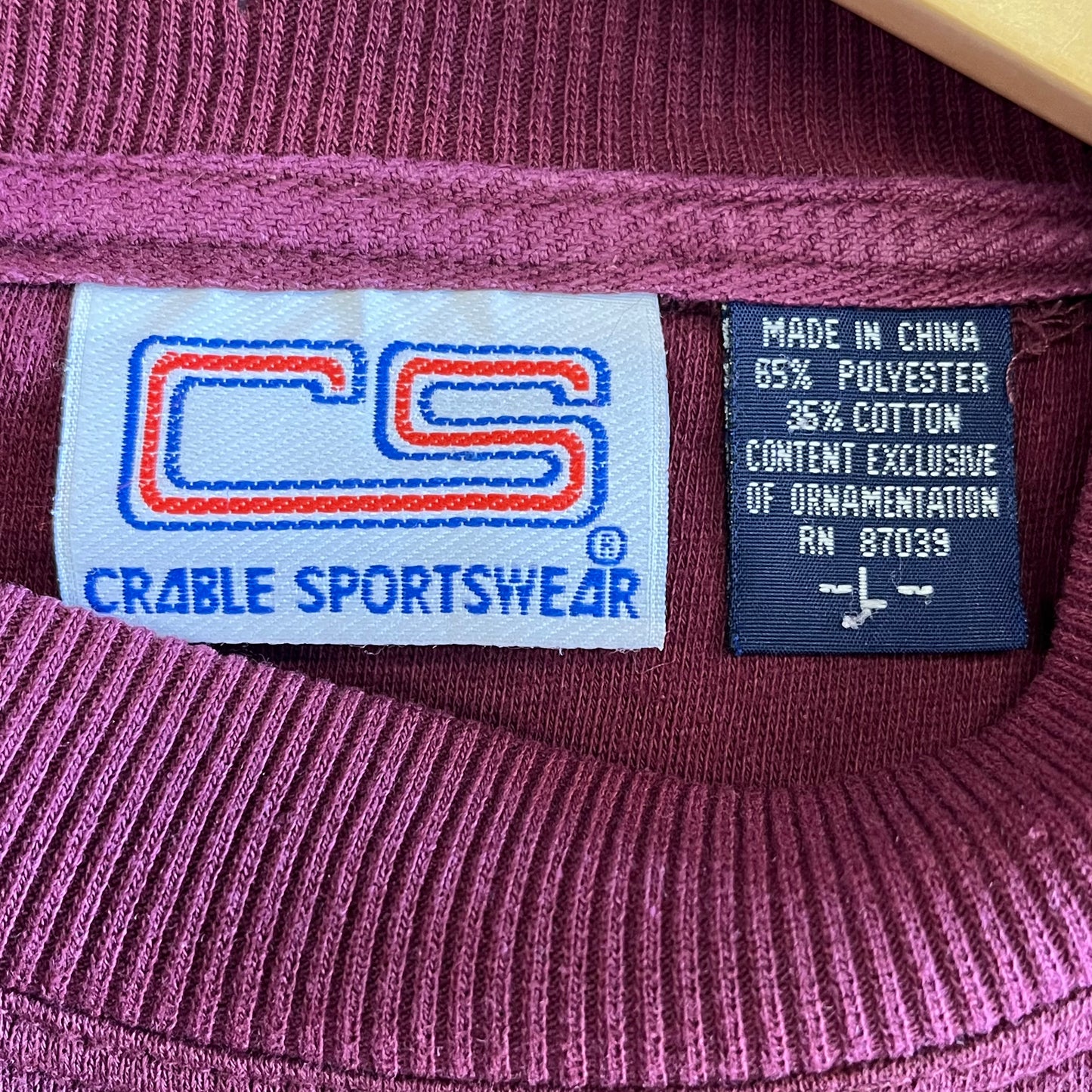 Vintage 90’s Collegiate Crewneck Sweatshirt- Sz Lg