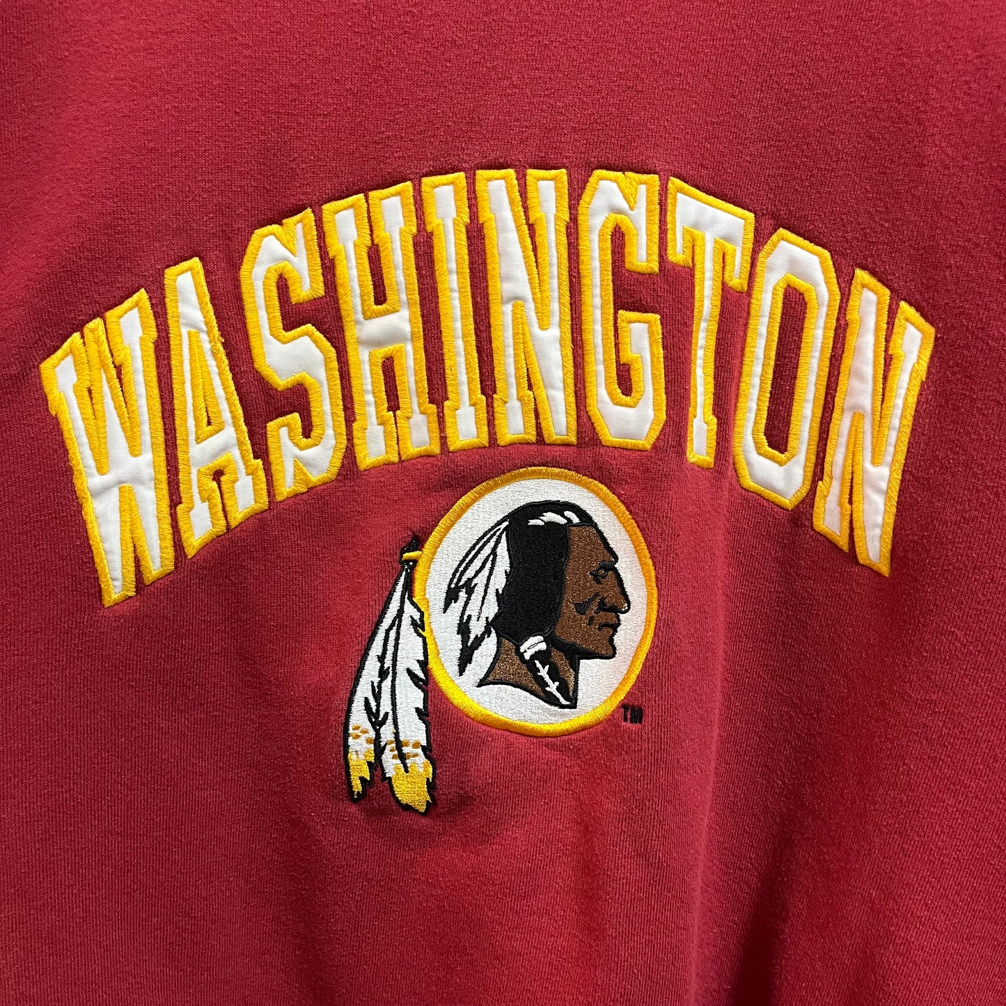 Vintage 90’s Embroidered Champion Brand Redskins Sweatshirt- Sz Lg