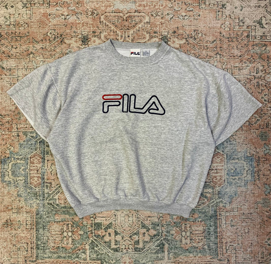 Vintage 90’s Fila Embroidered Sweatshirt- Sz XL