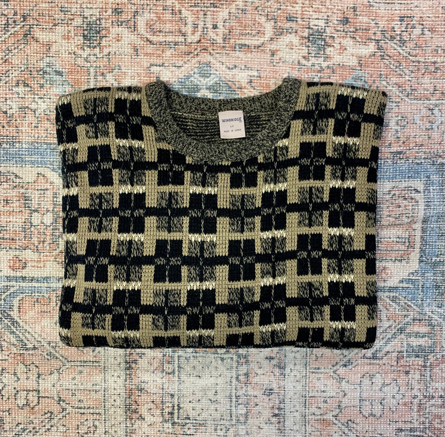 Vintage 80’s Grandpa Sweater- Sz Lg