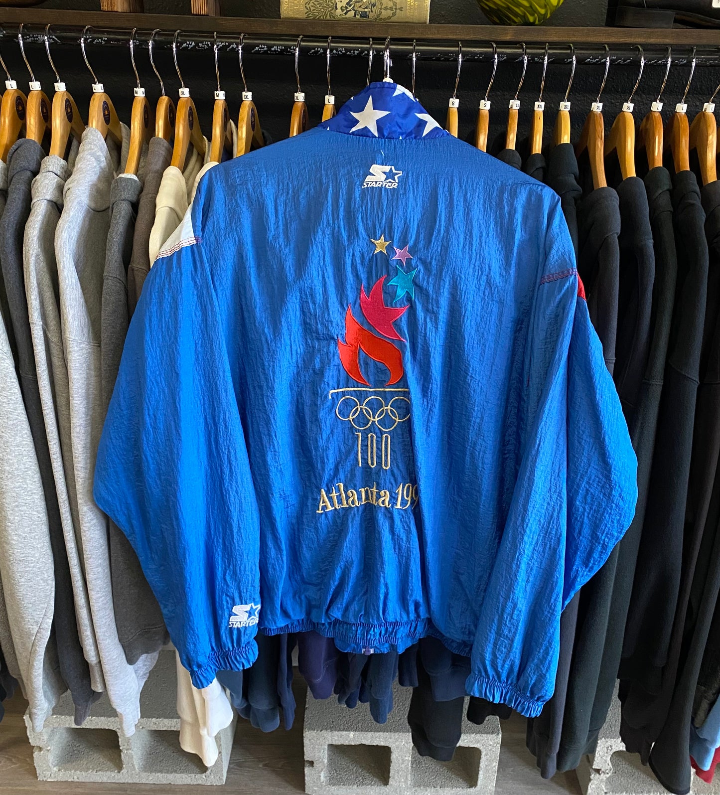 Vintage 1996 Starter USA Olympic Team Jacket- Sz Lg