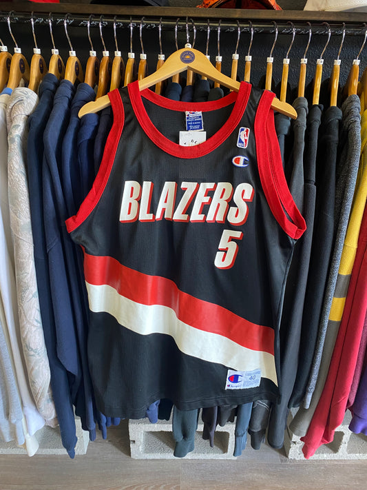 Vintage Blazers Jermaine O’Neal Champion Jersey- Sz Med
