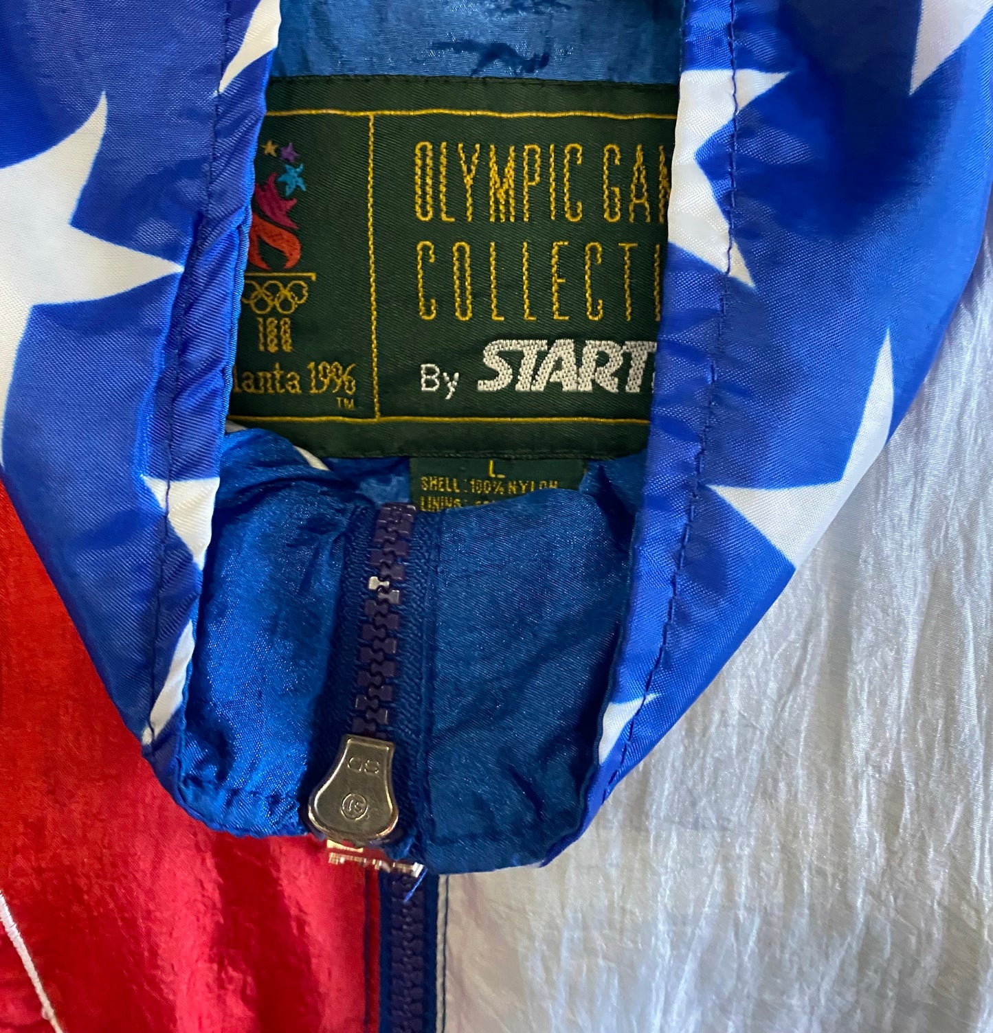 Vintage 1996 Starter USA Olympic Team Jacket- Sz Lg