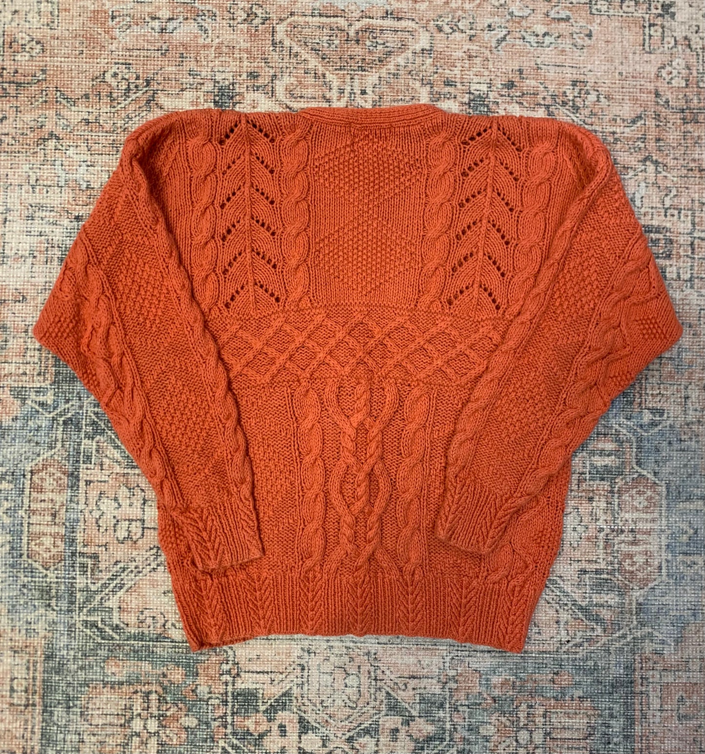 Vintage 90’s Hand Knit Cardigan- Women’s Med