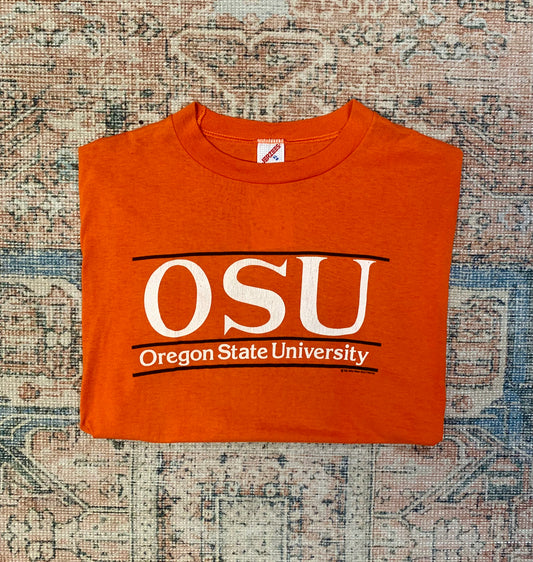 Vintage 80’s Oregon State Tee- Sz Lg