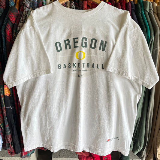Vintage Nike x Oregon Ducks Basketball Tee- Sz XL
