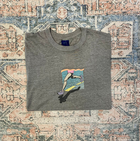 Vintage 80’s Nike Running Tee- Sz Med