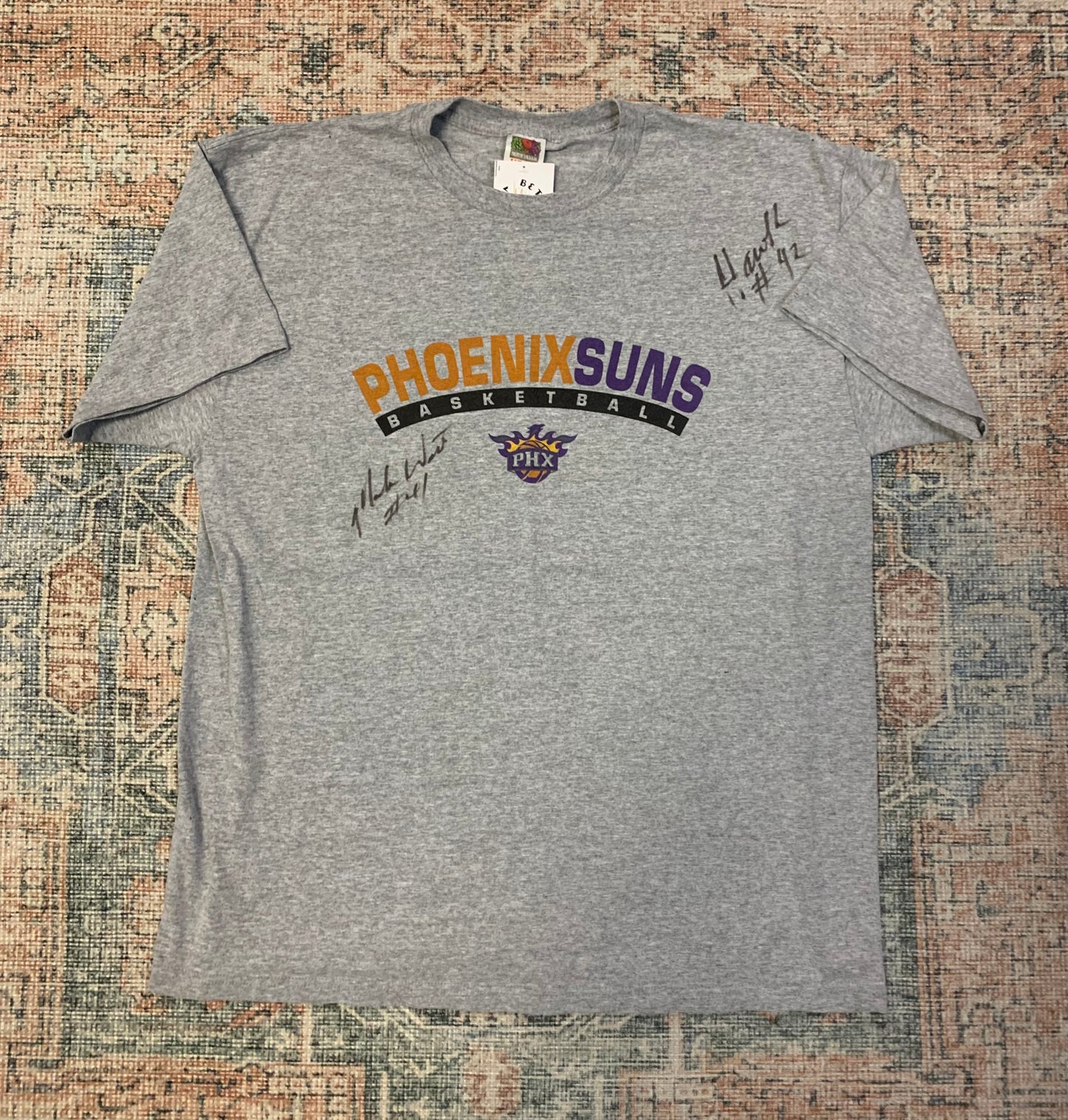 Vintage Phoenix Suns Autographed Tee- Sz XL