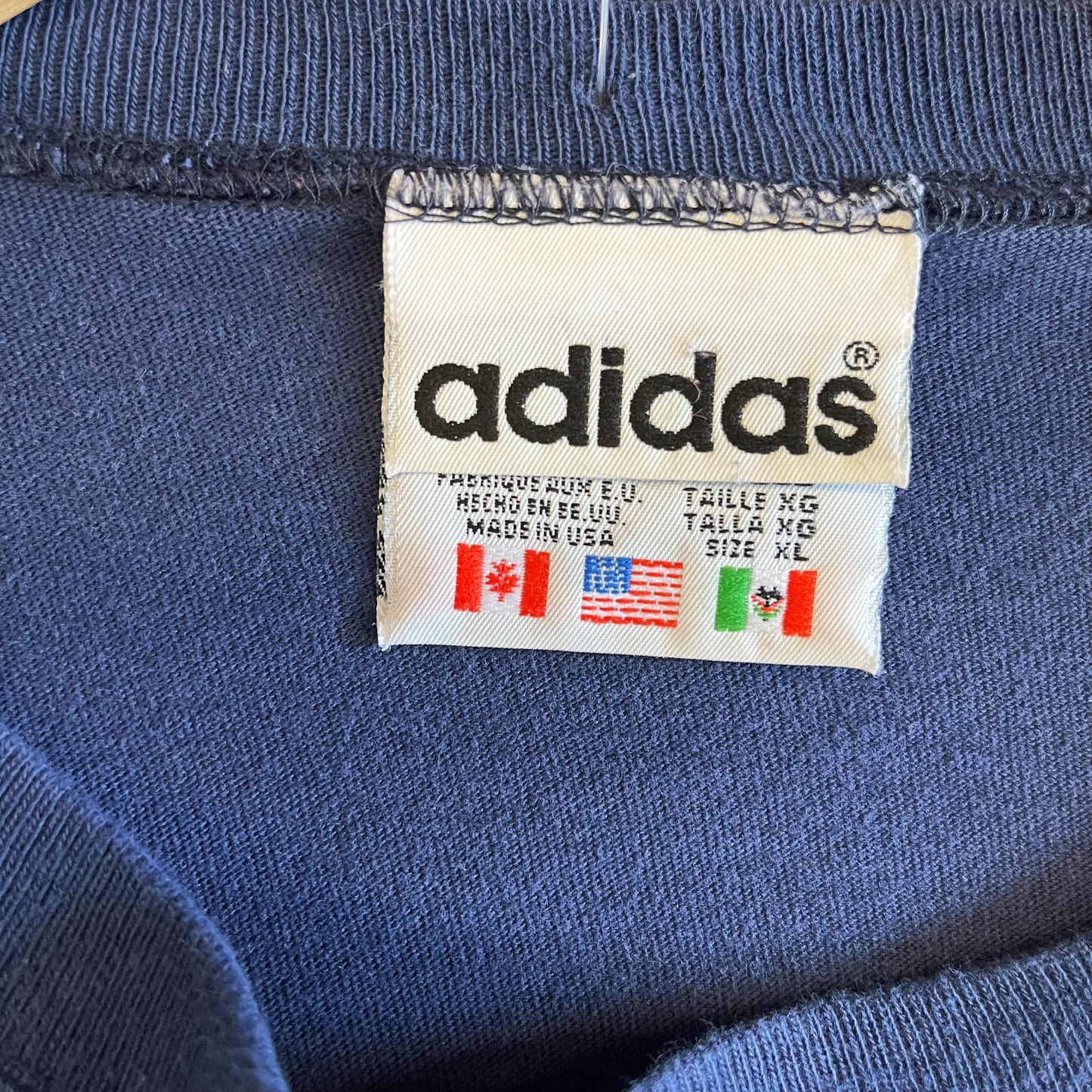 Vintage 90’s USA Made Adidas Tee- Sz XL