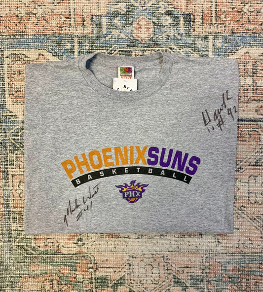 Vintage Phoenix Suns Autographed Tee- Sz XL