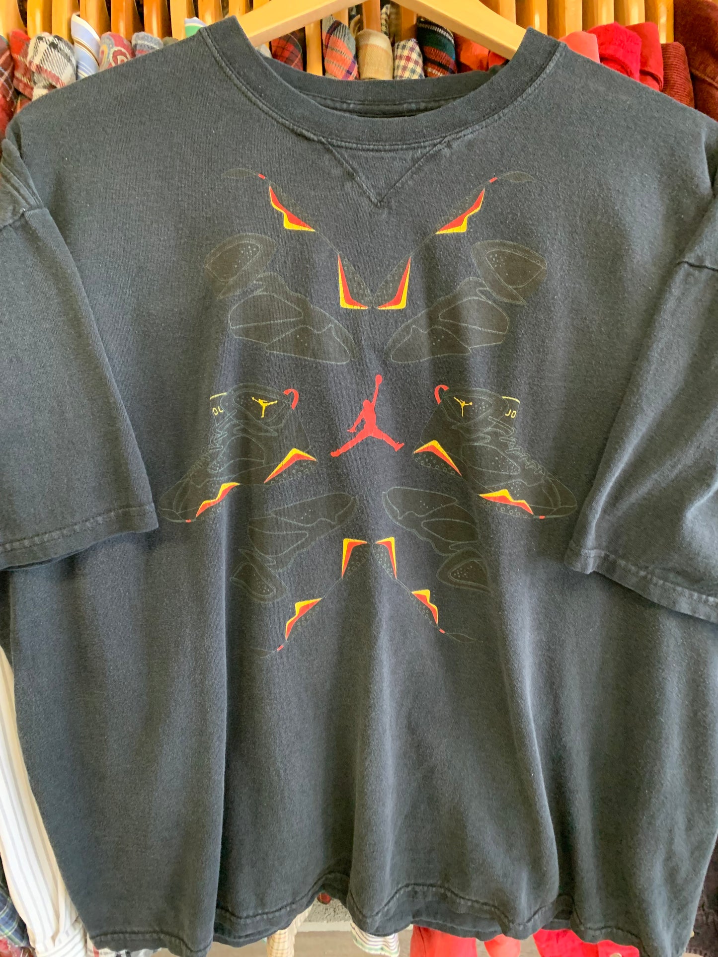 Vintage Jordan Retro 6 “Infrared”Sneaker Promo Tee- Sz XL