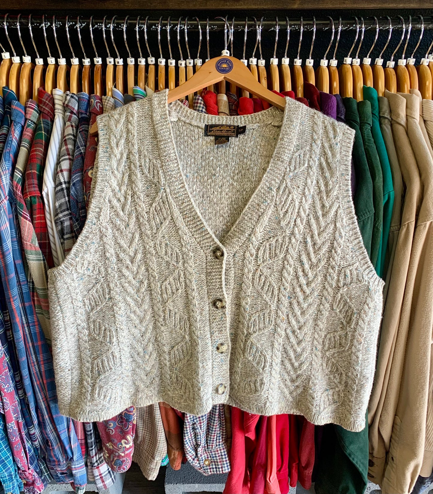 Vintage Eddie Bauer Wool Sweater Vest- Sz Med