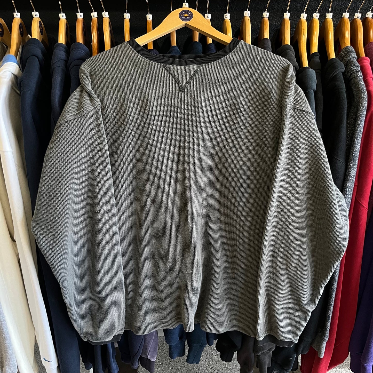Vintage 00’s Waffle Knit Shirt- Sz Lg
