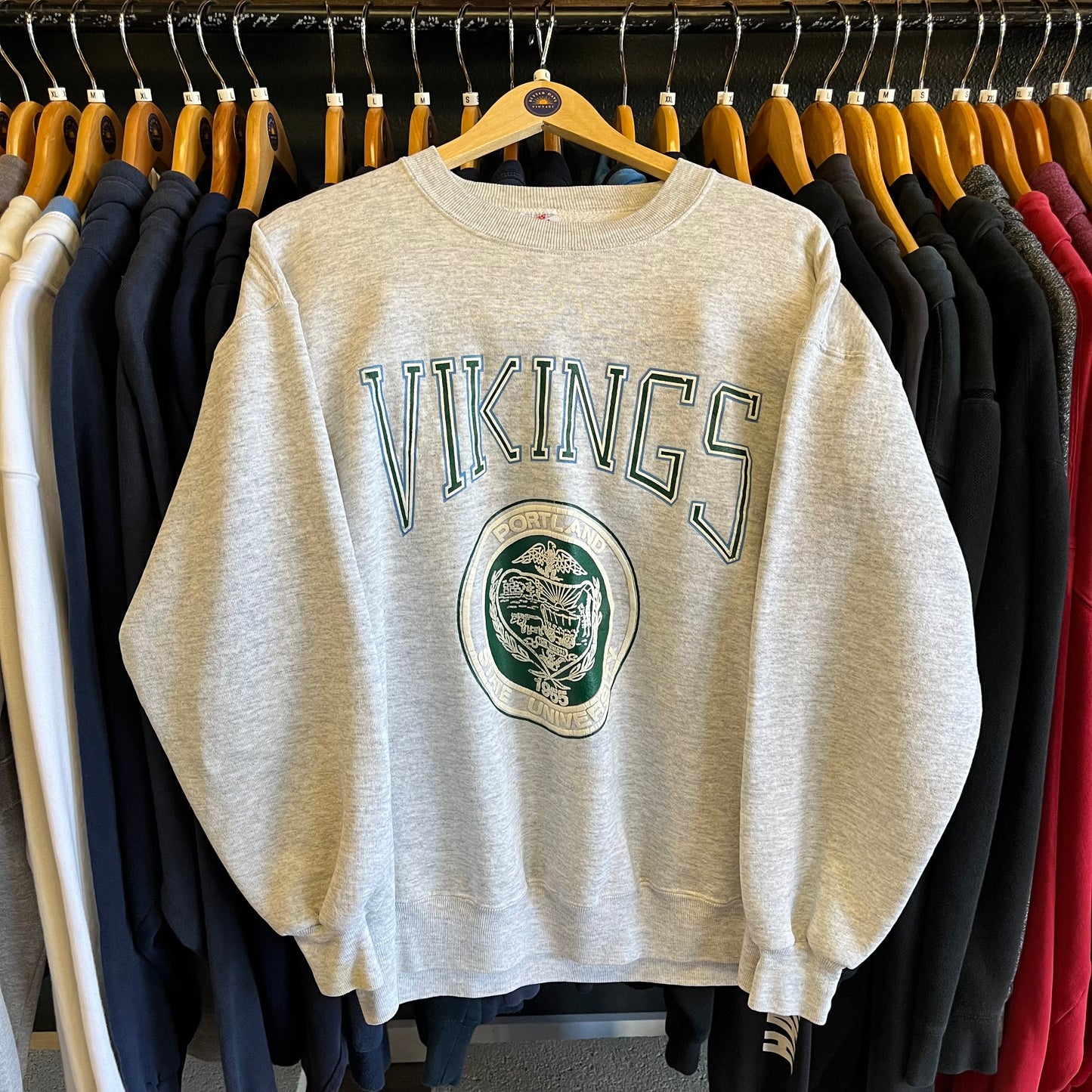 Vintage 80’s Portland State University Crewneck Sweatshirt- Sz XL