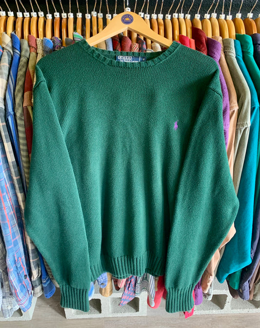 Vintage 90’s Polo Ralph Lauren Knit Sweater- Sz Med