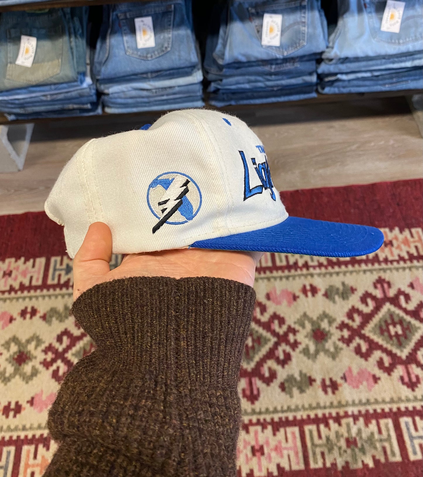 Vintage 90’s Tampa Bay Lightning Script Snapback Hat
