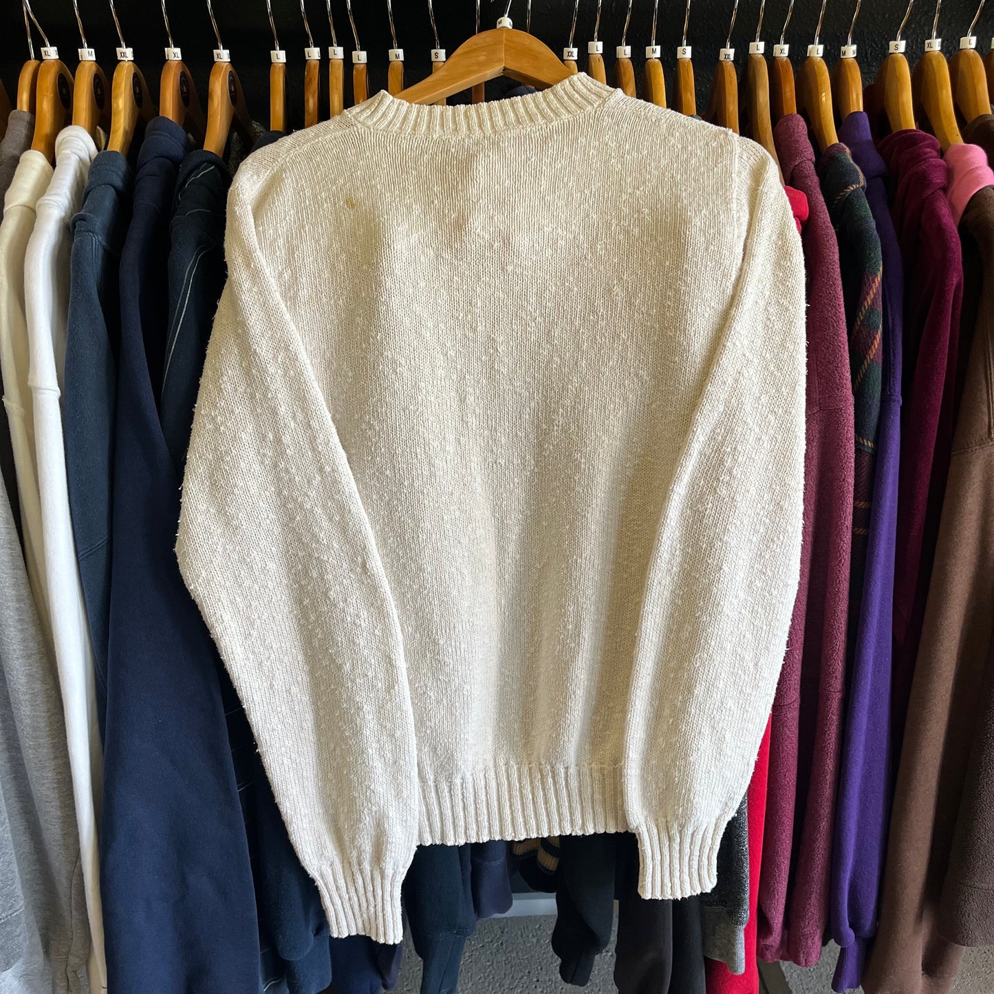 Vintage 1970’s Nike Henley Sweater- Sz Med