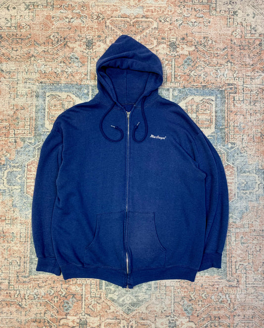 Vintage 80’s Full Zip Hoodie- Sz Lg