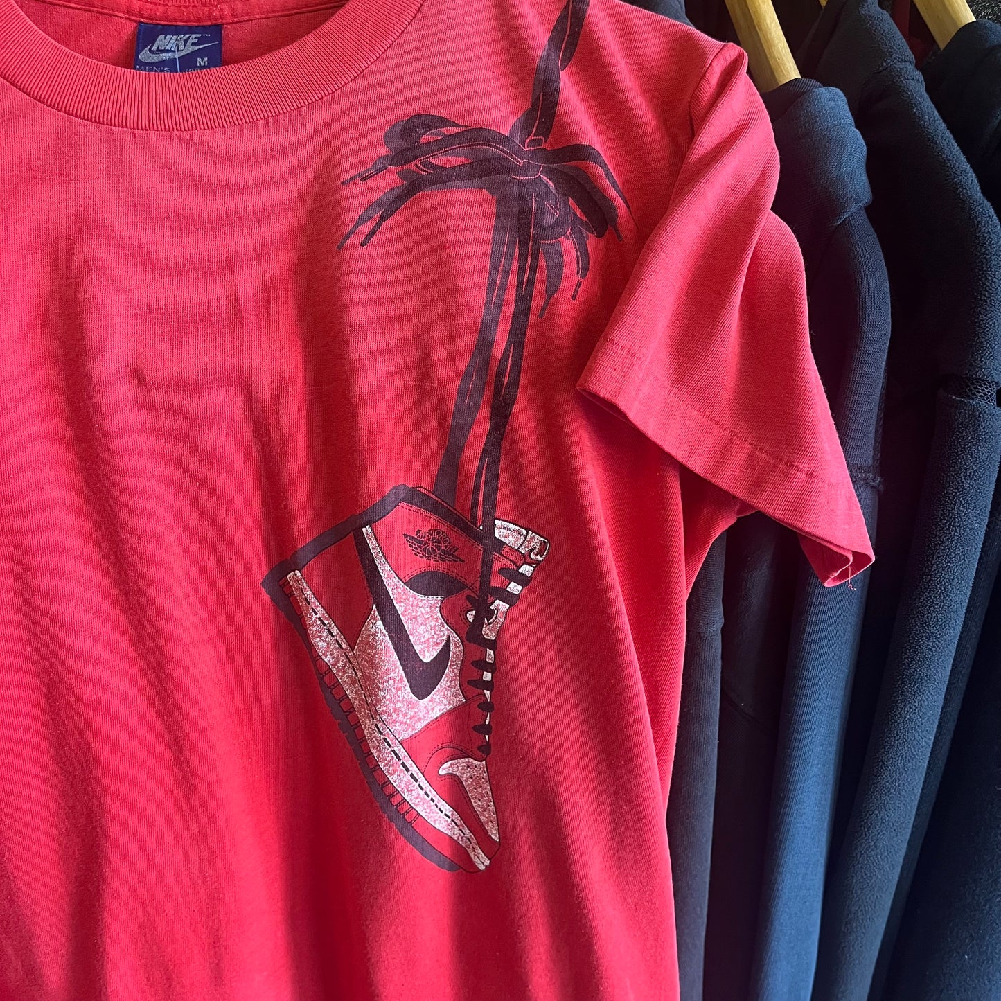 Rare Vintage 1985 Nike Jordan 1 Sneaker Promo Tee- Sz Med