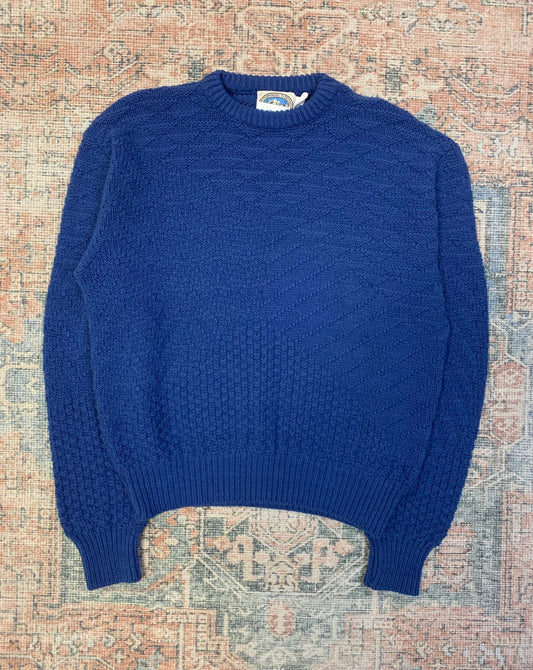 Vintage 70’s Chunky Knit Sweater- Sz Lg