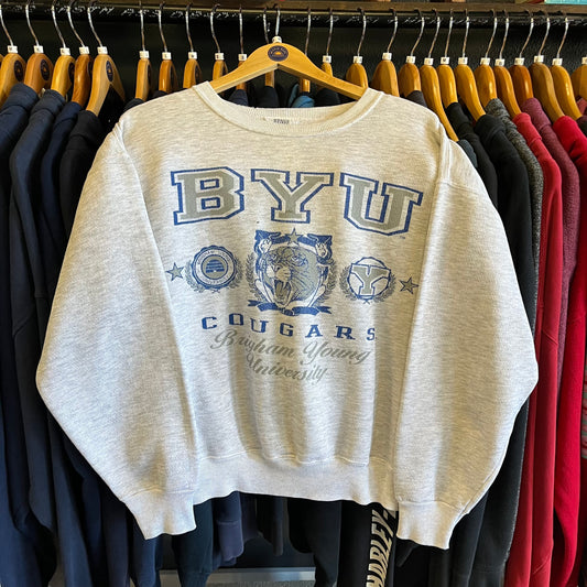Vintage Early 90’s BYU Collegiate Crewneck Sweatshirt- Sz Med