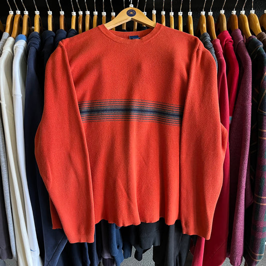Vintage Knit Color Block Shirt- Sz XL