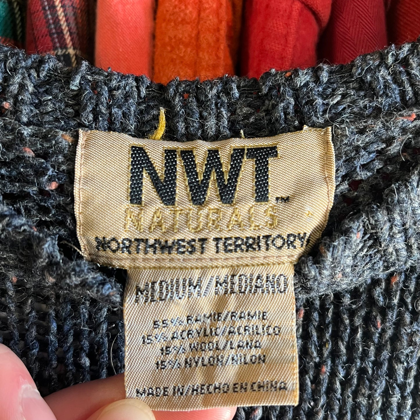 Vintage 90’s Knit Sweater- Sz Med