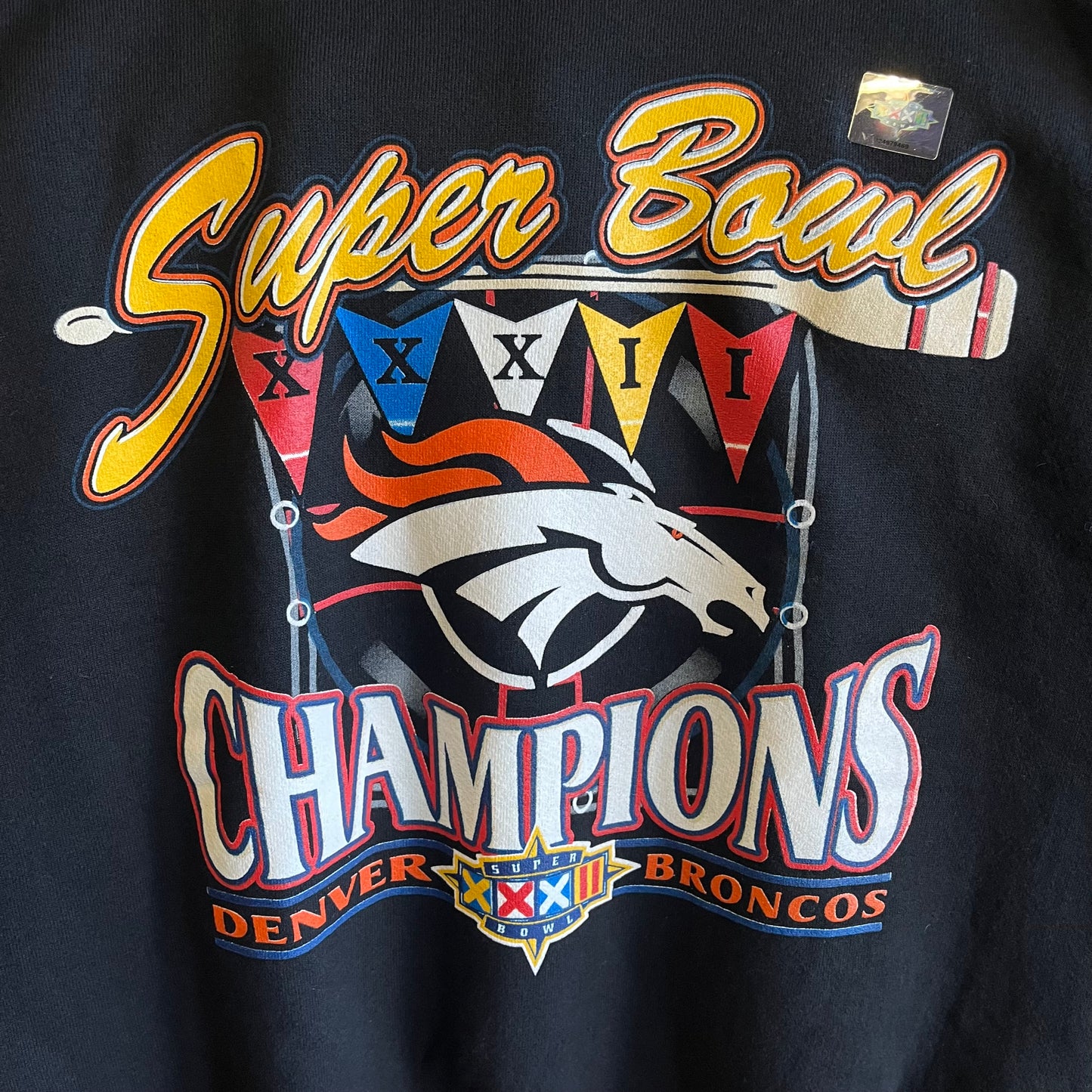 Unworn Vintage 90’s Broncos Super Bowl Sweatshirt- Sz Lg