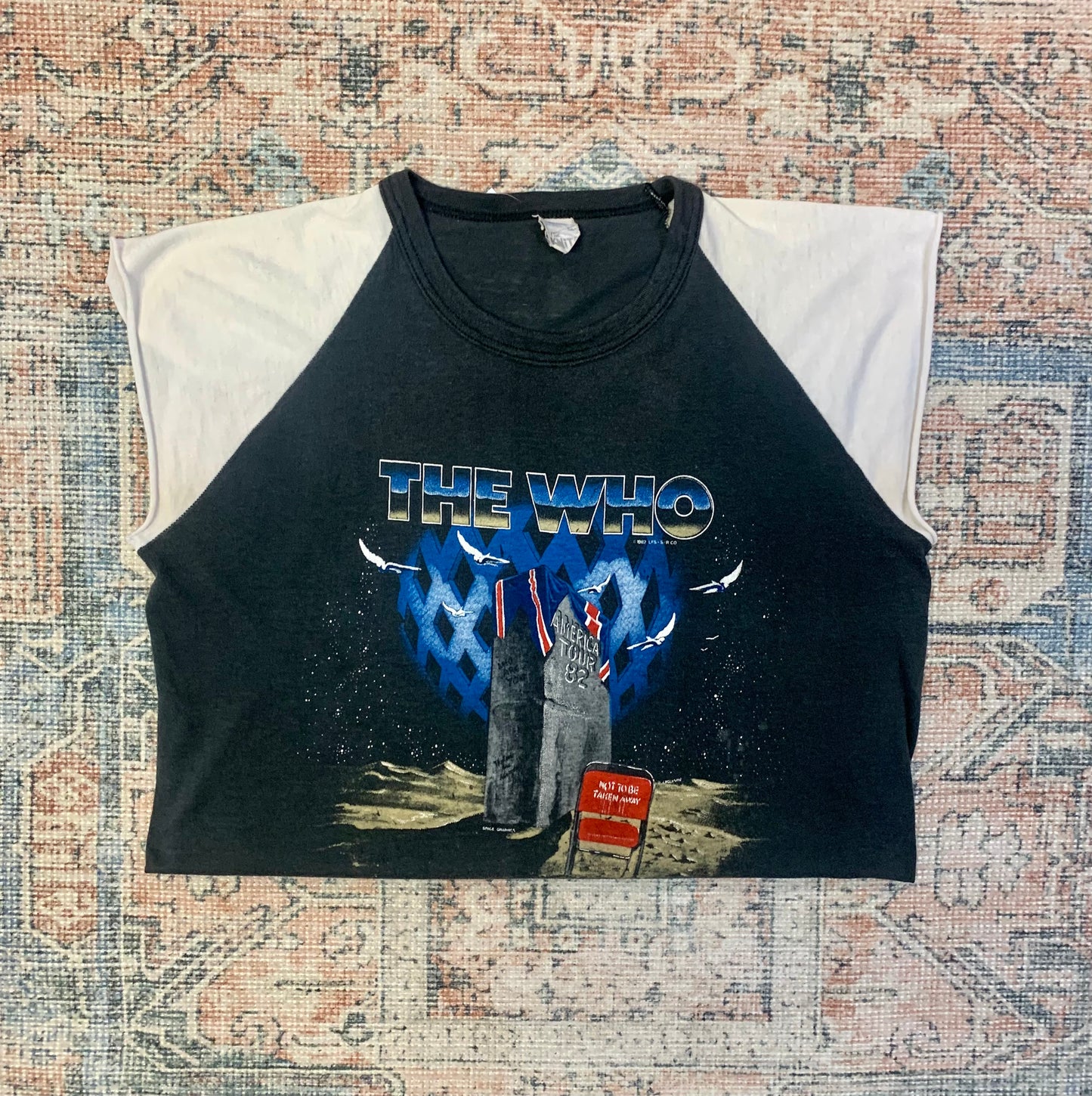 Vintage 1982 The Who Band Tee- Sz XL