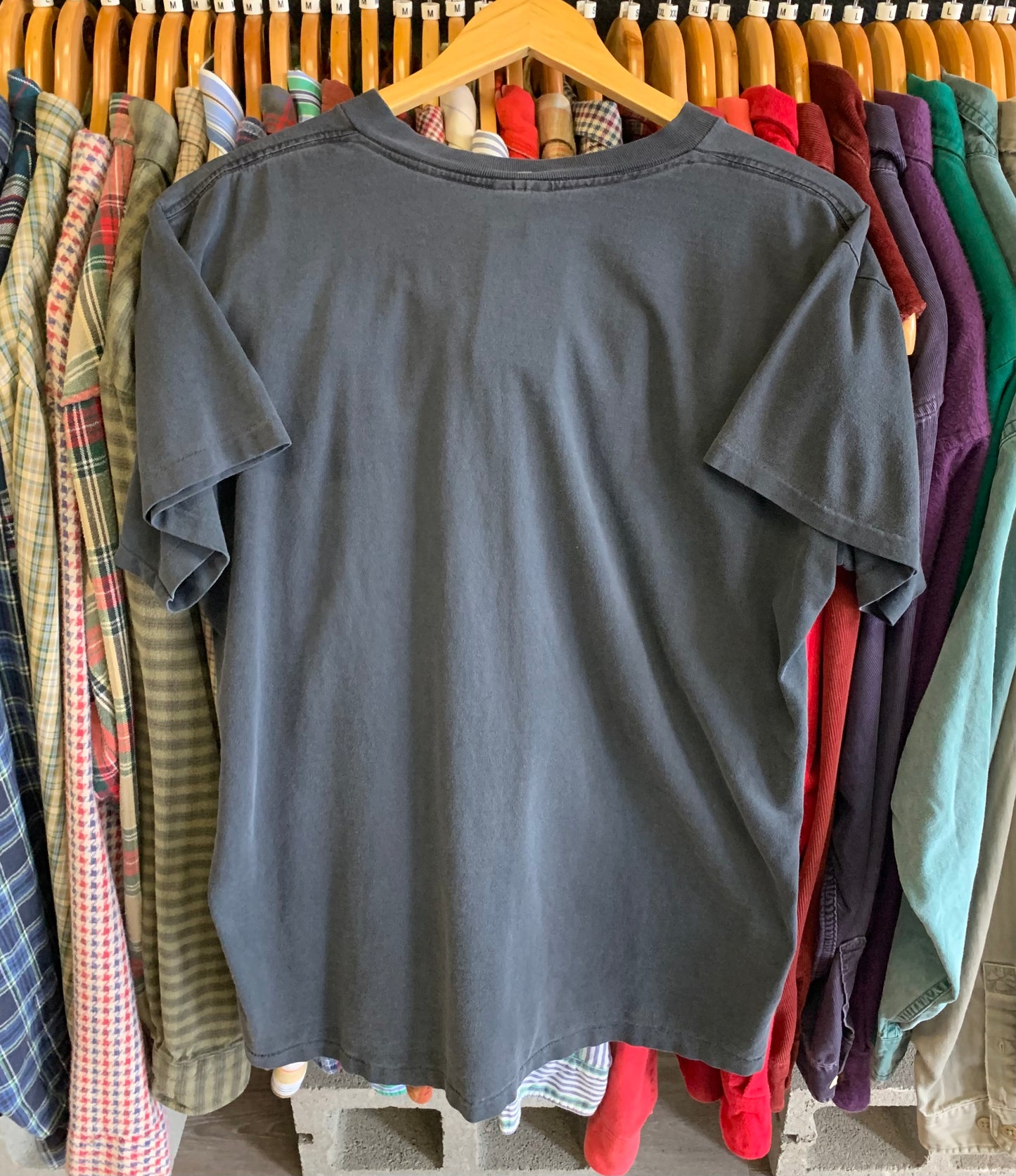 Vintage Early 90’s Faded Black Nike Tee- Sz Lg