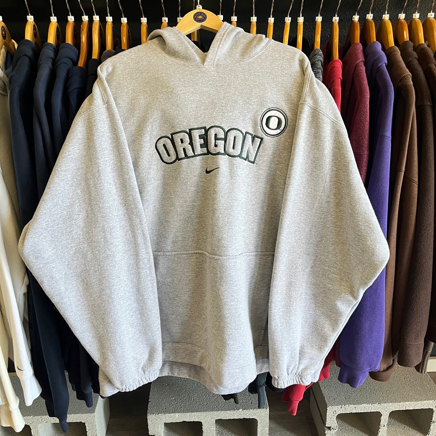 Vintage Nike x Oregon Ducks Hoodie- Sz 2XL