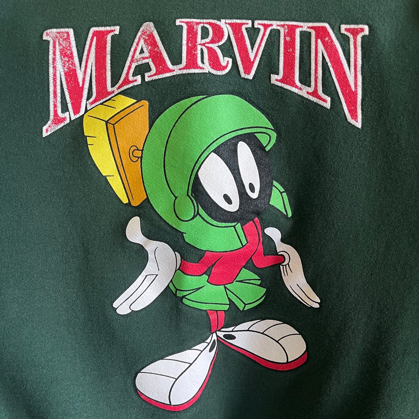 Vintage 90’s Heavyweight Marvin the Martian Looney Tunes Sweatshirt- Sz Med
