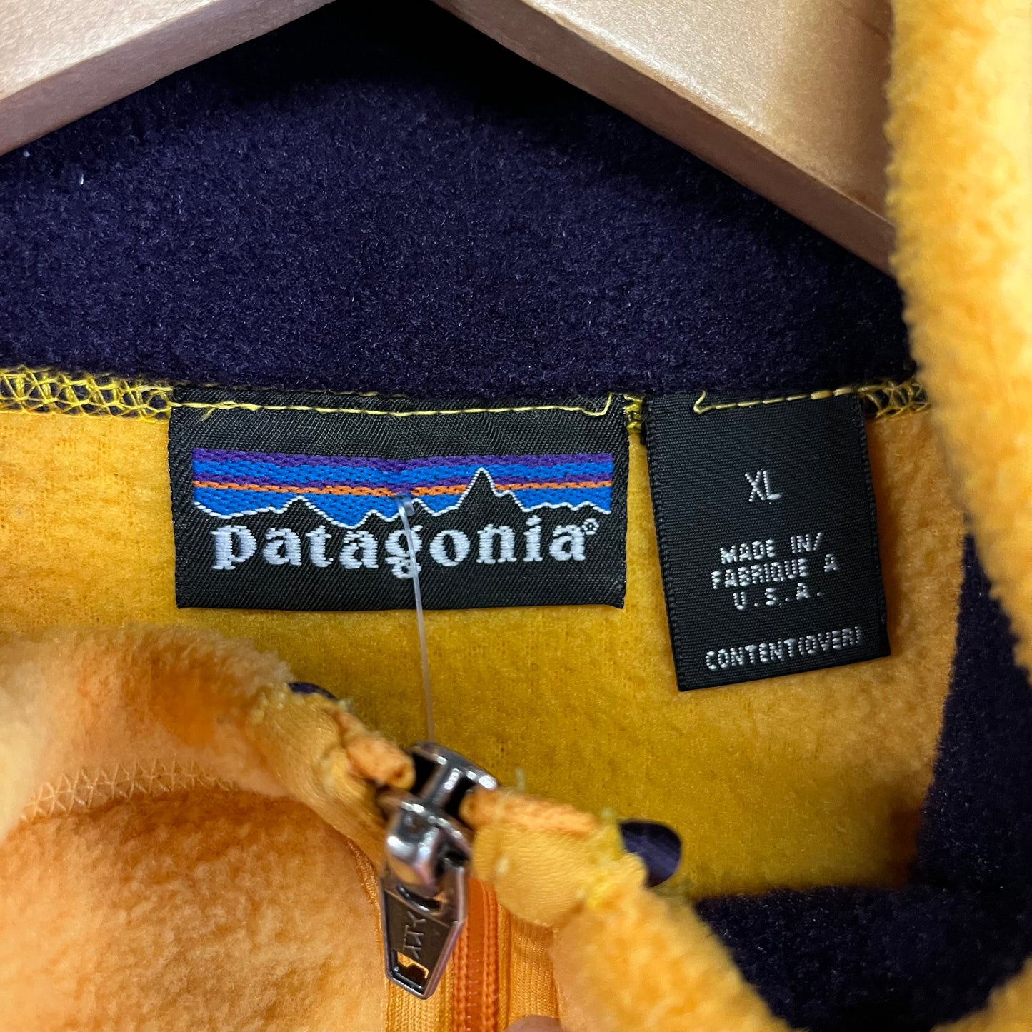Vintage Early 90’s USA Made Patagonia Fleece Vest- Sz XL