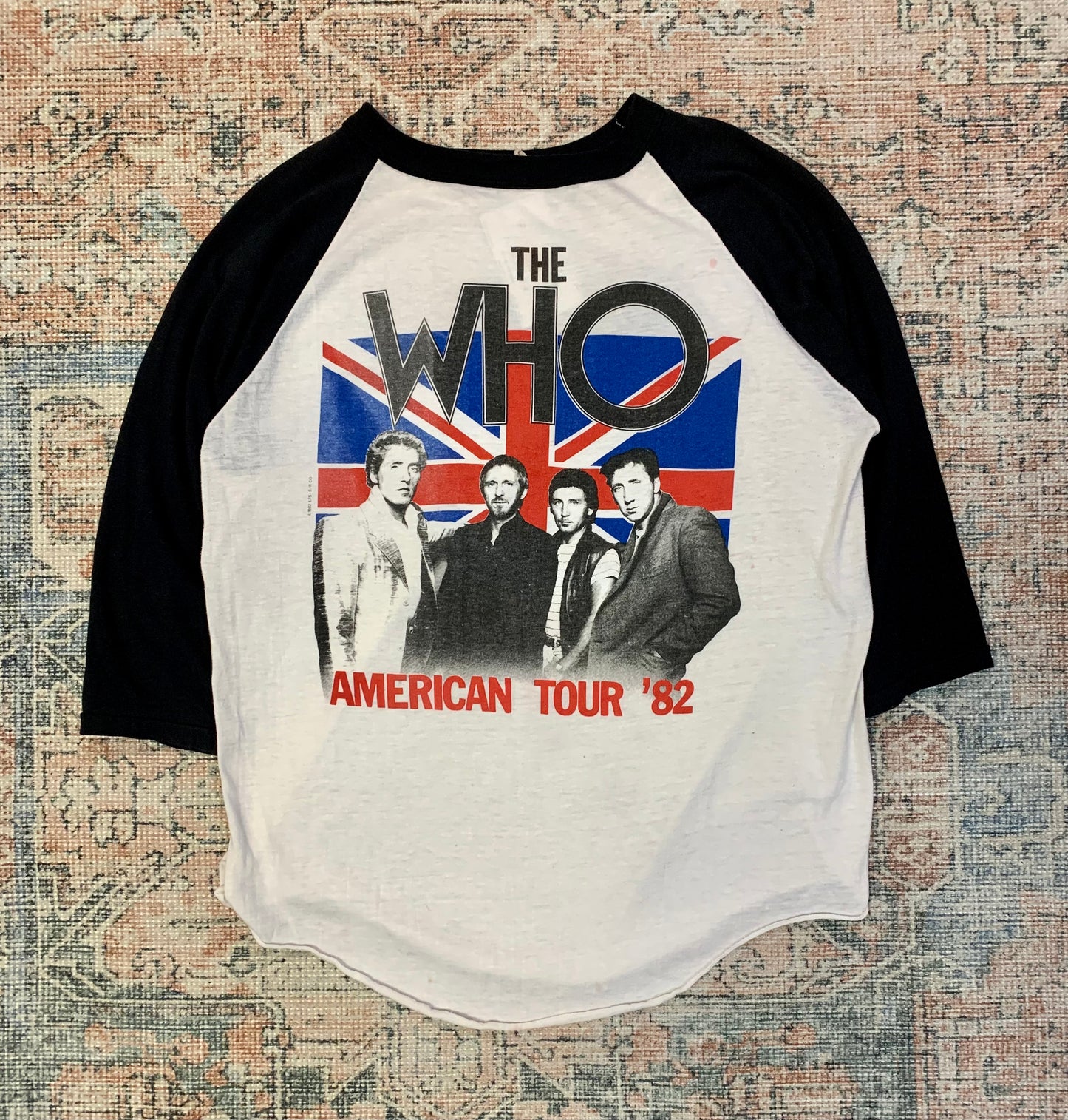 Vintage 1982 The Who Concert Tour Tee- Sz XL