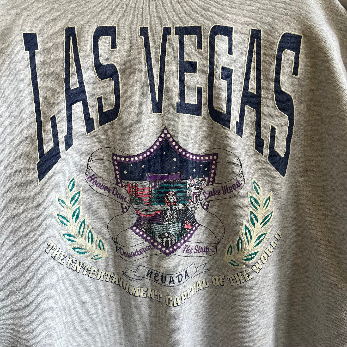 Vintage 90’s Las Vegas Crewneck Sweatshirt-Sz 2XL