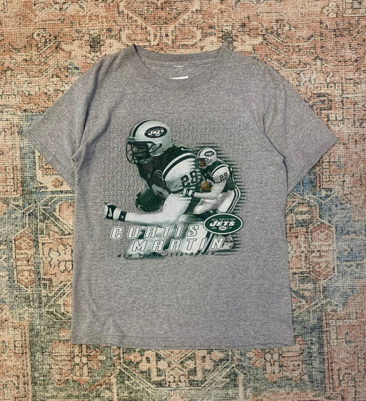 Vintage Curtis Martin Jets Tee- Sz Lg